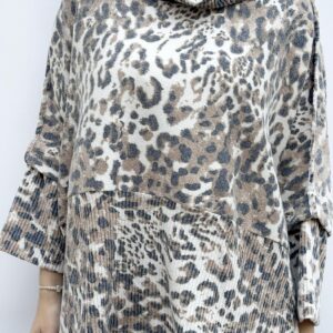 GP428 Poncho Print Malena