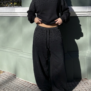 J0039 Pantalon degrade print y hotfix SAVEGE
