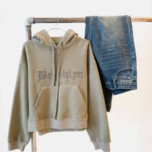CA0023 Hoodie de algodón frisado BROOKLYN