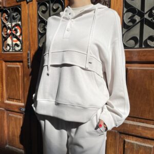 CA0026 Buzo Hoodie Rustico Broches