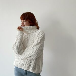 CA2441 Sweater Chenille Cuello Alto