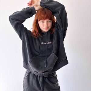 CAJ0022 Hoodie de algodón frisado ROMANTIC