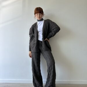 KN050 Pantalon de lana Trenzado